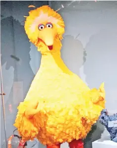  ?? — Reuters file photo ?? Big Bird is pictured at the Museum of the Moving Image in the Queens borough of New York City, New York, on July 21, 2017.