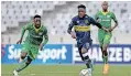  ?? | BackpagePi­x ?? MDUDUZI Mdantsane was presented with a late penalty, but was unable to score for Cape Town City against Chippa United.