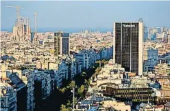  ?? ÀLEX GARCIA ?? La torre de Banc Sabadell a la Diagonal de Barcelona