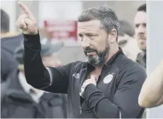  ??  ?? 0 Derek Mcinnes will pit his wits against Craig Levein tomorrow.