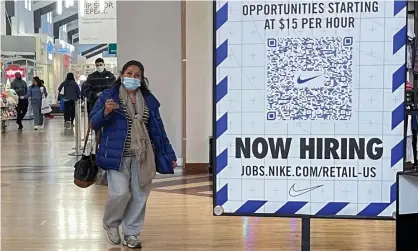  ?? Photograph: Tannen Maury/EPA ?? A shopping mall in Gurnee, Illinois, in December.