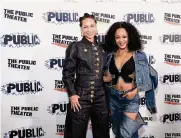  ?? John Lamparski/getty Images ?? Maleah Joi Moon, right, plays the character based on Alicia Keys, left, in “Hell's Kitchen.”