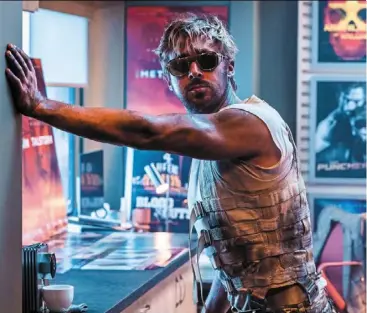  ?? — Handout ?? Gosling stars as Colt Seavers, a top Hollywood stuntman down on his luck after an accident on set, in the upcoming movie The Fall Guy.