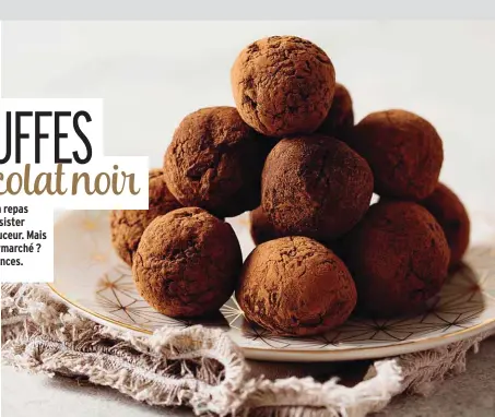 Recette Truffe Chocolat enrobée de Cacao - Blog de