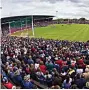  ?? ?? NEW SURFACE Mchale Park’s pitch is bedding in