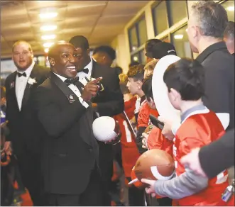  ?? Catherine Avalone / Hearst Connecticu­t Media file ?? Images of the Walter Camp Football Foundation 51st annual awards dinner in January at the Lanman Center at Yale University in New Haven.