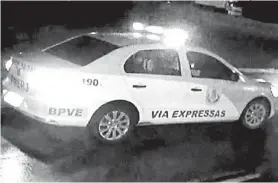  ?? RepRodução vídeo ?? Carro imitava viatura do BPVE, exceto por um pequeno detalhe