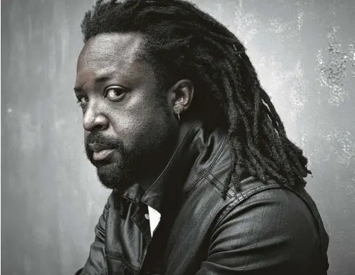  ?? Mark Seliger ?? “One of the key aspects of African storytelli­ng is that it’s the trickster that tells the story,” author Marlon James says.