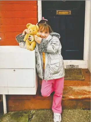  ?? CHARLOTTE LIEBLING/ LOVED BEFORE ?? “Our stuffed animals help teach children the importance of giving something that's second-hand a second chance,” says Charlotte Liebling, here in a childhood photo.