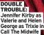  ?? George as Trixie in Call The Midwife ?? DOUBLE TROUBLE: Jennifer Kirby as Valerie and Helen