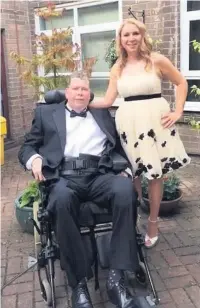  ??  ?? ●●Colin Wilmoth with wife Julie. Colin was cared for at St Ann’s Hospice in 2018