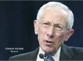  ?? (Reuters) ?? STANLEY FISCHER