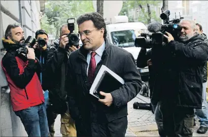  ?? CHEMA MOYA / EFE ?? Pedro Crespo, actual fiscal jefe de lo Contencios­o en el Tribunal Supremo
