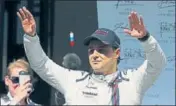  ?? REUTERS ?? Felipe Massa bid an emotional farewell on Sunday.