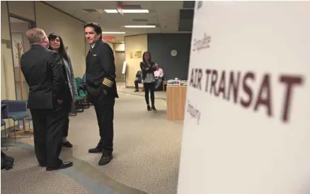  ?? ADRIAN WYLD LA PRESSE CANADIENNE ?? Le pilote Yves Saint-Laurent a témoigné jeudi à Ottawa aux audiences de l’Office des transports du Canada.