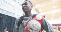  ?? JONATHAN HAYWARD THE CANADIAN PRESS ?? Raptors hopeful Chris Boucher didn’t play basketball before his teen years but he has been surprising people with his skill set.