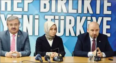  ?? FOTOĞRAF: ARİF YAVUZ - aa ?? AKP Genel Başkan Yardımcısı Leyla Şahin Usta’nın “Türkiye’de insan hakları ihlâlleri olduğunu söylemek aslında abesle iştigaldir” sözleri tepkilere sebep oldu.