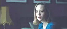  ?? THE CANADIAN PRESS ?? The Cured, which stars Ellen Page as a survivor of a zombie plague, will première at the Toronto Internatio­nal Film Festival.