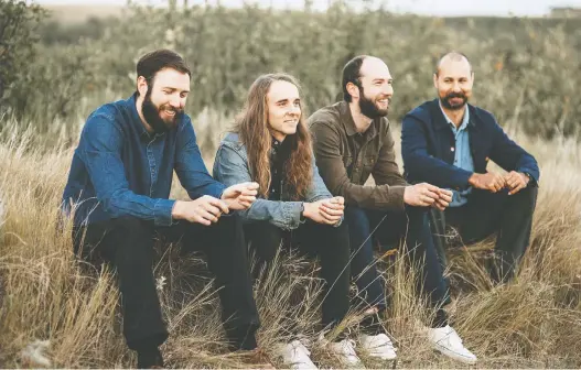  ??  ?? Foxwarren members Darryl Kissick, from left, Andy Shauf, Avery Kissick and Dallas Bryson will play music from their newest album when they take the stage The Exchange next Thursday.