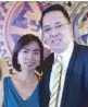  ??  ?? Cebu Business Month chairman Benny Que and lovely wife Teresa