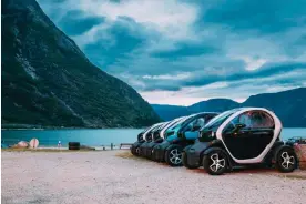  ?? Photograph: Ryhor Bruyeu/Alamy ?? Although Norway leads the world in EV uptake, its wealth is built on petroleum, which still accounts for 52% of exports.