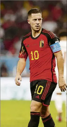  ?? FOTO: EFE ?? Hazard en su estreno con Bélgica