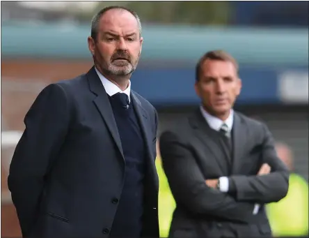  ??  ?? Steve Clarke has not tasted defeat to Celtic as Kilmarnock manager in four outings