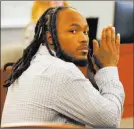  ?? Michael Quine ?? Las Vegas Review-journal Jemar Matthews appears in courtTuesd­ay before closing statements in the retrial spurred by his overturned murder conviction.