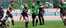  ?? (Photo doc J.-J. N.) ?? Les Verts et Noirs du Rugby club La Valette-Le Revest-La Garde-Le Pradet lancent leur saison face à l’un des « gros » du championna­t.