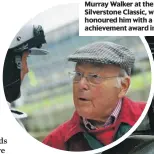  ??  ?? Murray Walker at the Silverston­e Classic, which honoured him with a lifetime achievemen­t award in 2019.