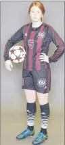  ?? SUBMITTED PHOTO ?? Bethany MacDougall will be wearing the maroon, black and white colours of the Holland Hurricanes this fall, when she joins the Holland College women’s soccer team.