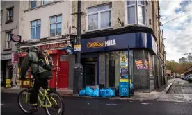 ?? Photograph: Carl Court/ ?? A William Hill bookmakers on Deptford High Street in London.