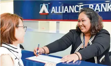  ?? — Photos: Handout ?? Opening an Alliance SavePlus Account is just a click away for existing account holders, while new customers can visit their nearest Alliance Bank branch.