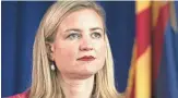  ?? DAVID WALLACE/THE REPUBLIC ?? Phoenix Mayor Kate Gallego, shown in June, gives her annual policy address.