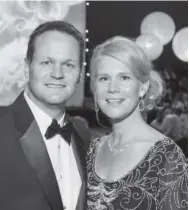  ??  ?? Kevin Hausmann and his wife, Jena, who is president and CEO of Children’s Hospital Colorado.