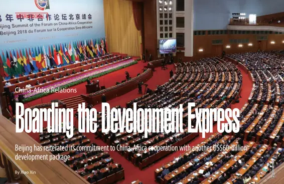  ??  ?? The Beijing Summit of the Forum on China-africa Cooperatio­n (FOCAC) is held at the Great Hall of People, Beijing, from September 3 to 4