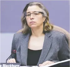  ?? ERROL MCGIHON FILES ?? Trustee Donna Blackburn filed a complaint that two trustees suggested on Twitter that other members of the Ottawa-Carleton District School Board were upholding systemic racism.