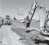  ?? MOISÉS MORALES ?? La campaña de bacheo tiene una meta de 3.30 kilómetros de longitud