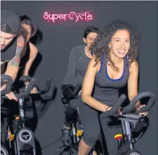  ?? [ Sigrid Mayer ] ?? Zu Gast im „SuperCycle“-Studio im 7. Bezirk in Wien.