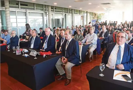  ?? ?? EVENTO. Sobre oportunida­des logísticas y portuarias se llevó a cabo entre el miércoles y ayer, organizado por la Instituto Nacional de Logística.