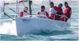  ??  ?? Miami (USA) - Vitamina Veloce, il catamarano M32 di Andrea Lacorte targato Sideral, continua la sua avventura americana alle Winter Series a Miami nella splendida laguna di Byscaine Bay, accumuland­o esperienza per la fase mediterran­ea della stagione....