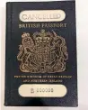  ?? Reuters ?? The original ‘blue’ British passport, which was replaced by the burgundy one. —