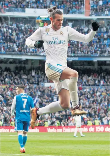  ??  ?? EN FORMA. El partido de Bale ante el Deportivo demuestra que el galés ha recuperado su mejor nivel.