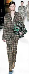  ??  ?? Plaid at Dries Van Noten