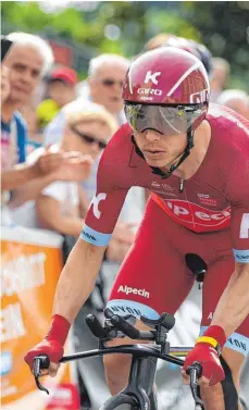  ?? FOTO: DPA ?? Das Pflichtpro­gramm kurz vor der Tour gemeistert: Tony Martin.