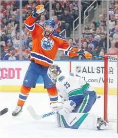  ?? JASON FRANSON / THE CANADIAN PESS ?? Now that Patrick Maroon is spending more time than ever celebratin­g goals, the Edmonton Oilers would rather their rugged forward curtail his activities as a fighter.