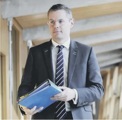  ??  ?? 0 Derek Mackay faces demands to ease austerity amid warnings it might not be as simple as increasing taxes