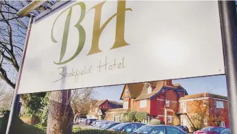  ?? ?? The Brookfield Hotel in Emsworth has gone on sale for £3.4m