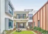  ?? PHOTO: SHAMANTH PATIL J ?? The Kurien home has been built entirely with panels of glass fibre reinforced gypsum, a material made using recycled waste or byproducts from various industries.