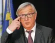  ?? FOTO: DPA ?? Die Kommission um Jean-Claude Juncker legt heute ihren Plan vor.